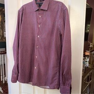 Men's slim fit medium chaps button down S80
